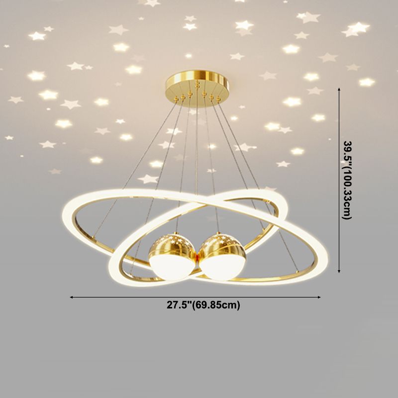 Luz nórdica moderna Luz LED LED LED LEDELIER para el comedor Rala de estar de dormitorio