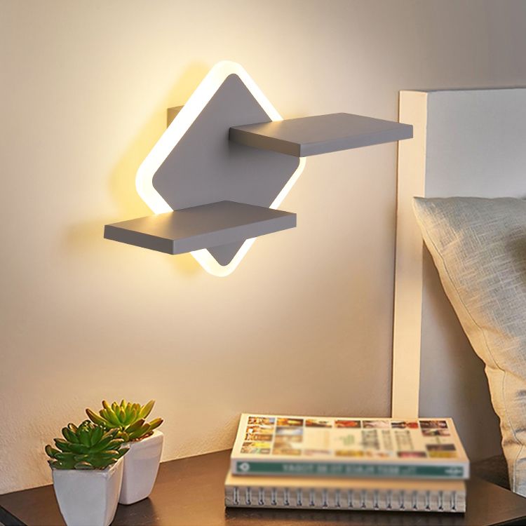 Fissaggi di illuminazione in metallo a 1 luci in metallo funce geometriche moderne lampade da parete lampade a parete