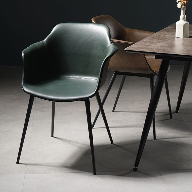 Chaise de bras de salle à manger scandinave