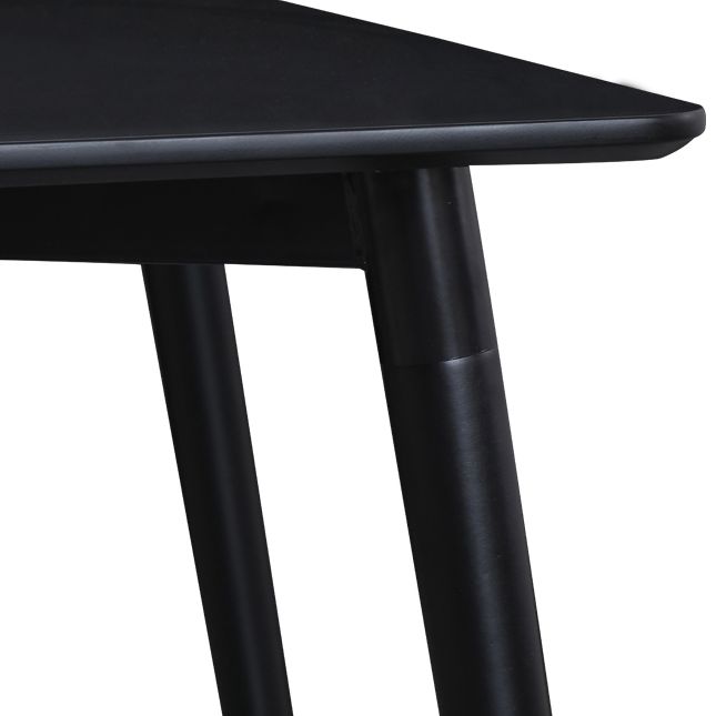 Mesa de comedor de estilo industrial 4 Pats Mesa de comedor con base de madera para uso en el hogar