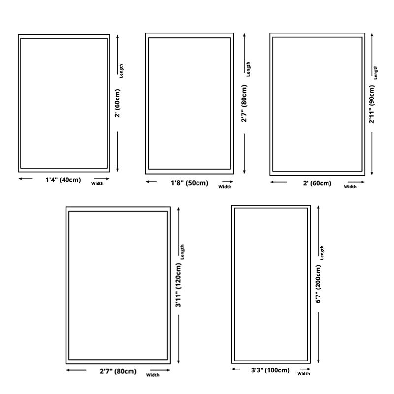 Modern Living Room Rug Abstract Printing Area Carpet Polyester Washable Indoor Rug