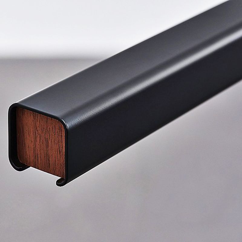 Lámpara de 1 cabeza de lámpara de la isla de metal moderna lámpara colgante de 1 cabeza lineal con sombra acrílica