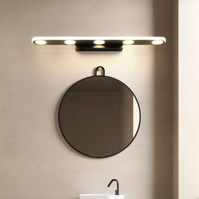 Stile semplice moderno tutta la luce di vanità per vanità in rame lampade per vanità a LED per bagno con doccia