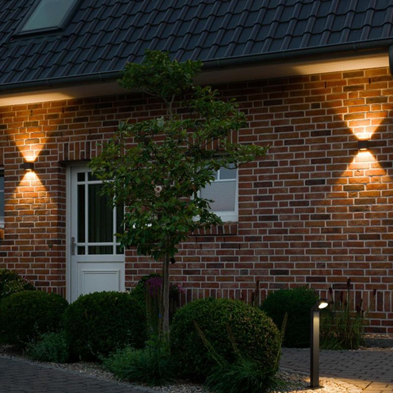 Modern Lighting Outdoor Sconces Disconce di lavatrice per la parete della casa con arte metallica