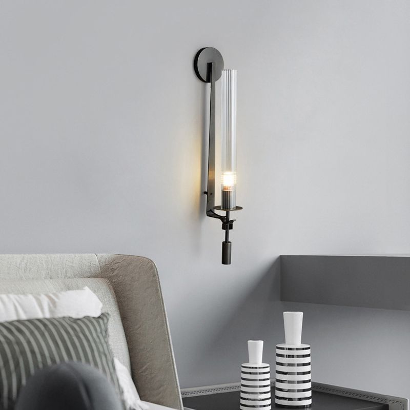 Industrial Wall Light Glass Shade Wall Light Sconce for Living Room