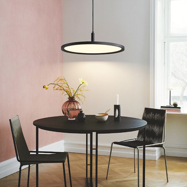 Dining Room One Head Pendant Light Metal LED Simple Ceiling Pendant Lamp