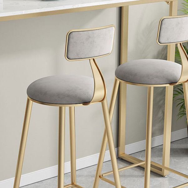 Modern Double Pedestal Bar Table Set 1/3 Pcs Iron Frame Bar Table and Stools