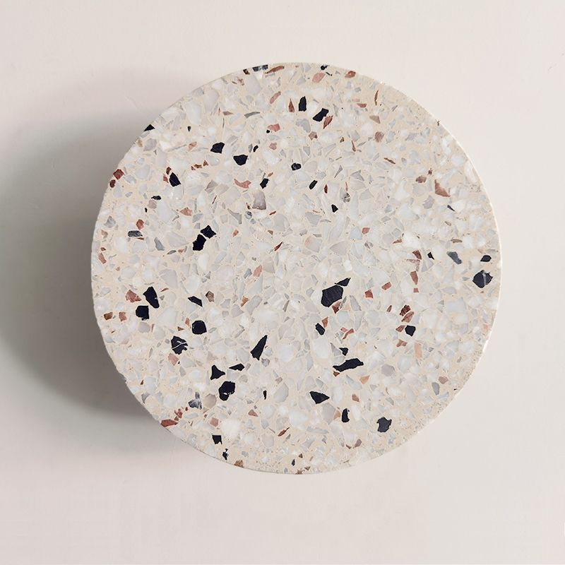 Round Simplicity Light Fixture Indoor Warm Lighting Fixtures in Gray for Bedroom