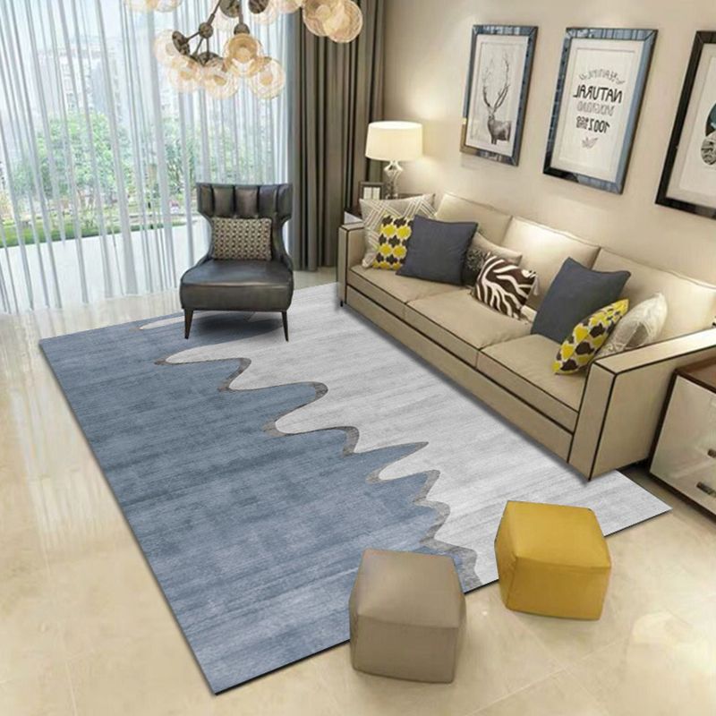Moderne woonkamer tapijt abstract printgebied tapijten polyester tapijt met niet-slipachter