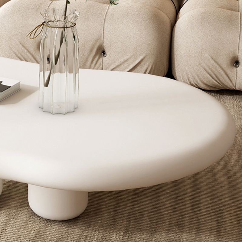 11.81" Tall Scandinavian Style Cocktail Table 4 Legs Coffee Table