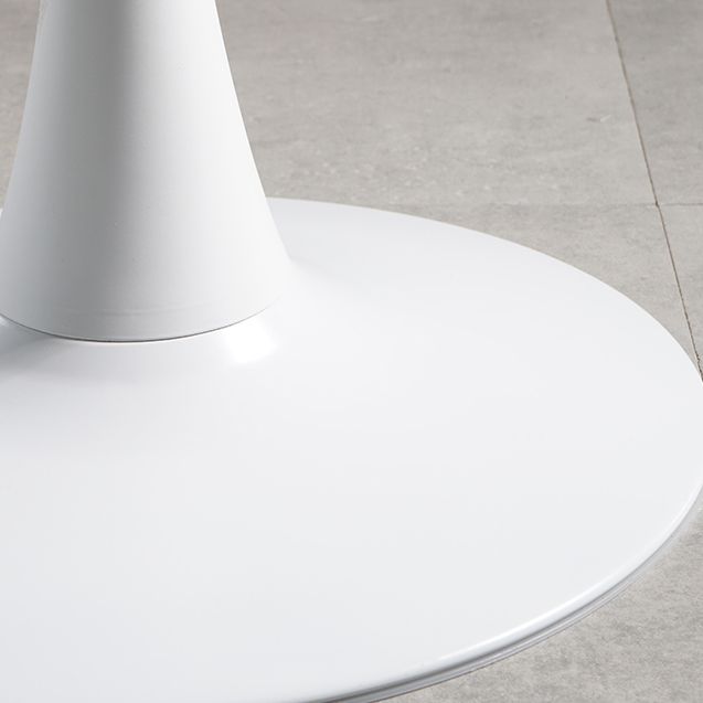 Stone Bar Dining Table Modern Round Bar Table with Pedestal for Dining Room