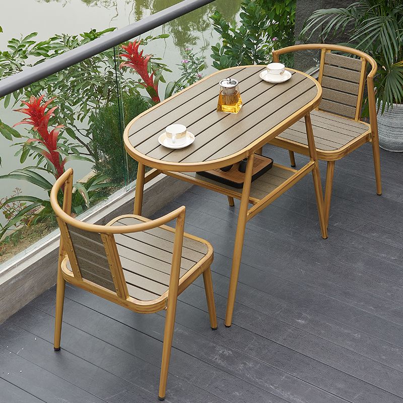 Contemporary 1/3 Pcs Dining Set Glass Rectangular Dining Table Set