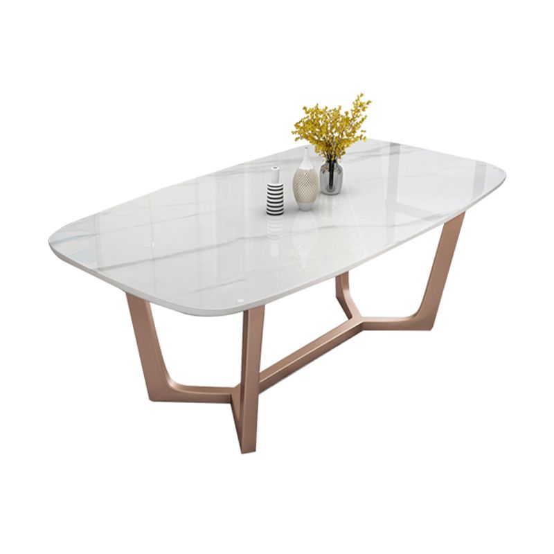 Nordic 1/4/5/7 Pieces Rectangle Dining Set with Sintered Stone Table Furniture