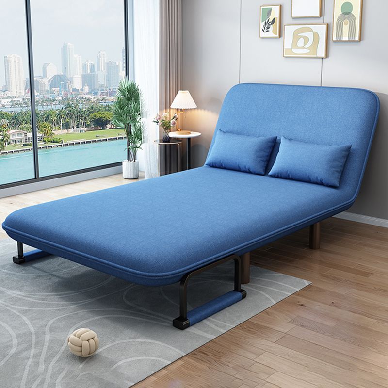 Contemporary Foldable Futon Sleeper Metal Futon and Mattress