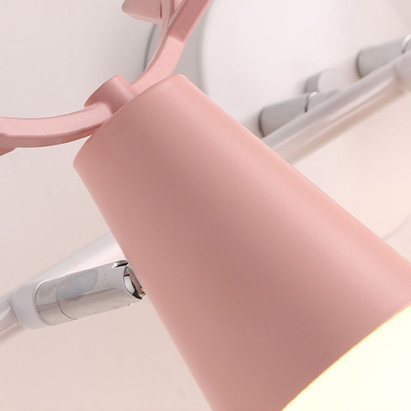 Wall Mount Light Fixture Nordic Metal Kids Bedroom Wall Mount Light