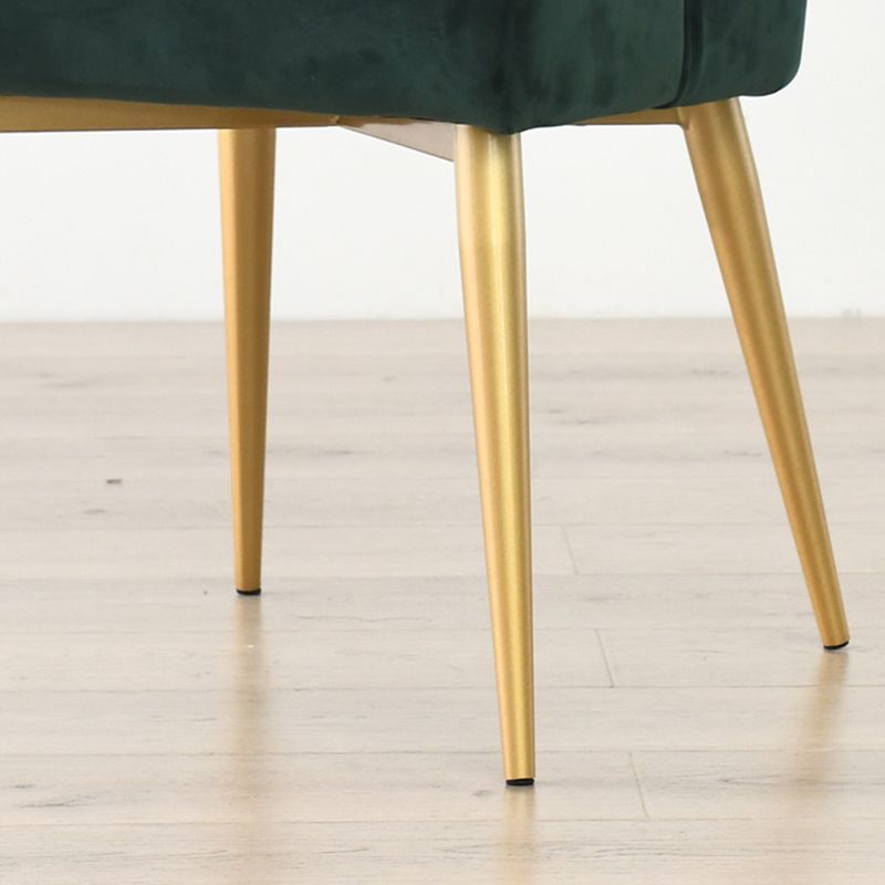 Silla sin brazos de comedor de estilo nórdico, silla lateral de comedor de tela tapizada para uso doméstico