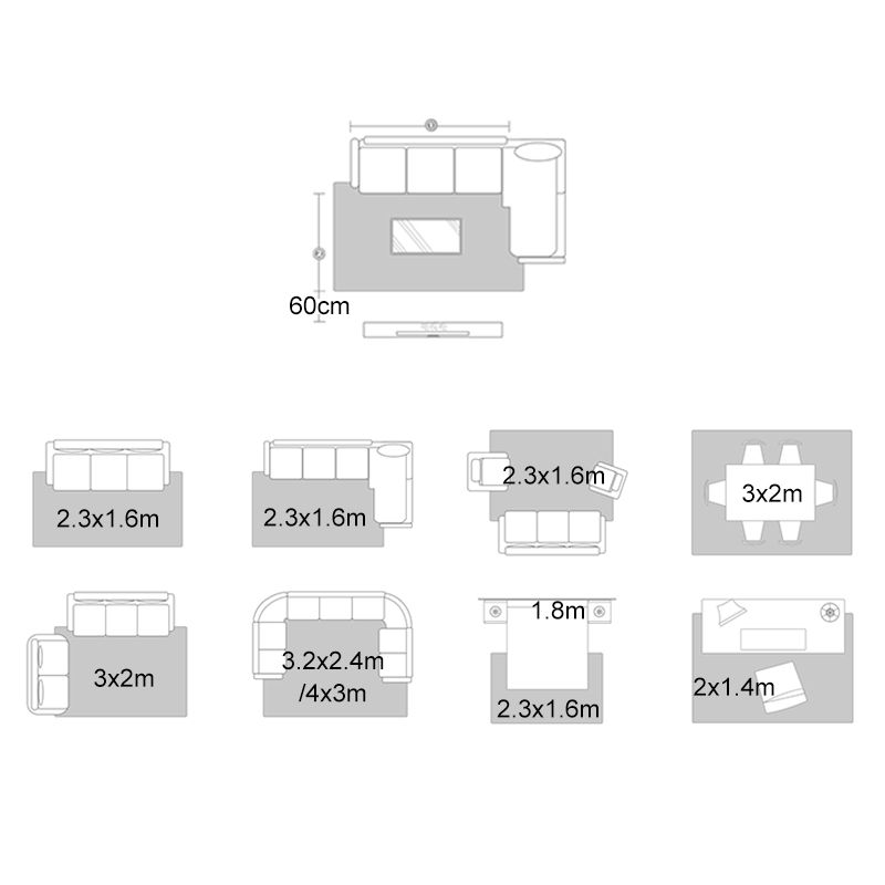 Leichter Luxus Teppich Polyester Farbblock Teppich Waschbar Teppich für Wohnkultur