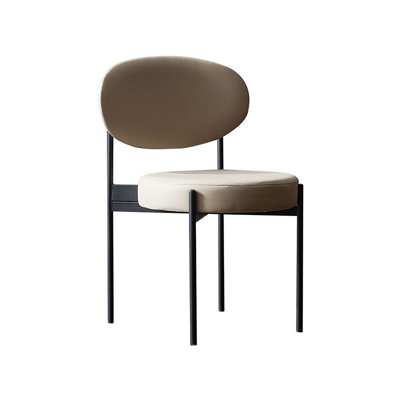 Industrial Dining Table Set 1/5/7 Pcs Solid Wood Top Table with Upholstered Chairs