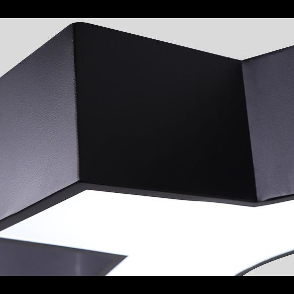 Luce a sospensione in palestra a forma di ingranaggio Acrilista Acrilista LED Apparecchi di illuminazione a soffitto