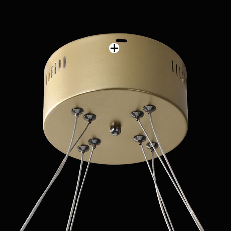 Contemporary Firefly Linear Island Lighting Fixtures Gold Crystal Hanging Pendant Lights