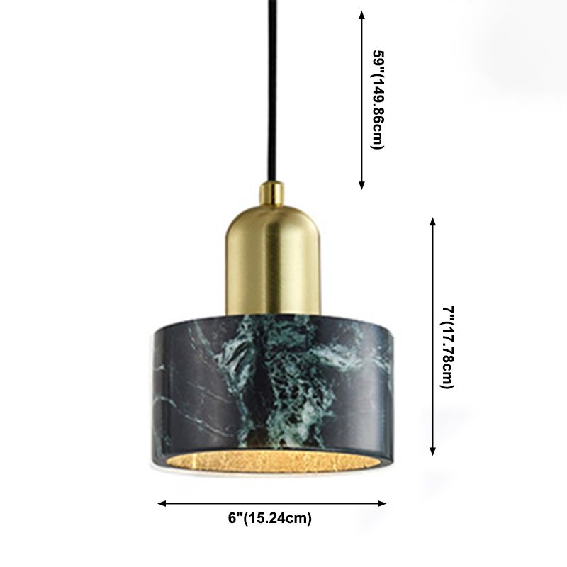 Modern Marble One Blub Pendant Light for Bedroom Dinning Room Lighting Fixture