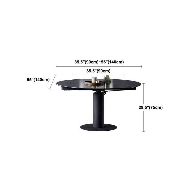 Modern Dining Set Stone 1/2/3/5/7 Pieces Dining Turntable Furniture for Home