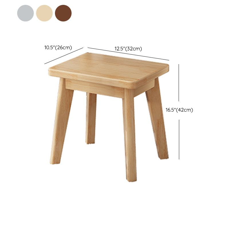 Mirror Table Dressing Table Solid Wood Make-up Vanity with 2-Drawers