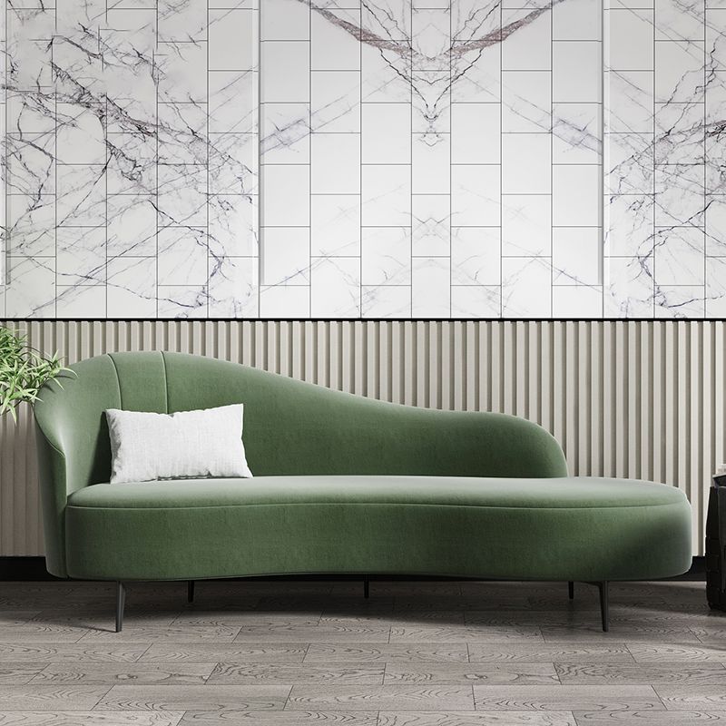 Modern Chaise Lounge Solid Color Chaise Lounge Sofa for Living Room