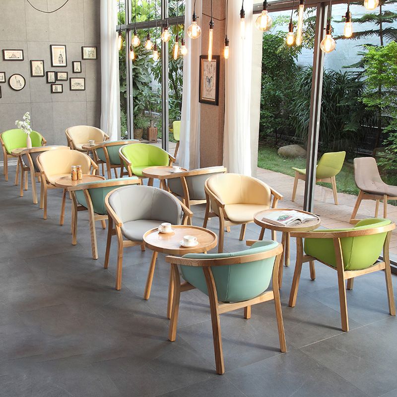 Wood Side Dining Arm Chairs Contemporary Dining Side Arm Chairs