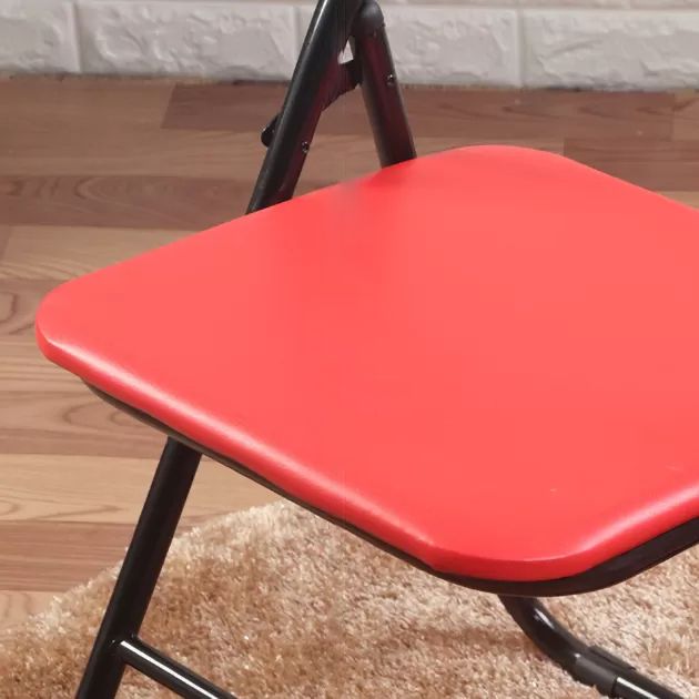 Chaise d'appoint moderne en métal, intérieur et extérieur, sans accoudoirs, pliable, à dossier ouvert, pour salle à manger