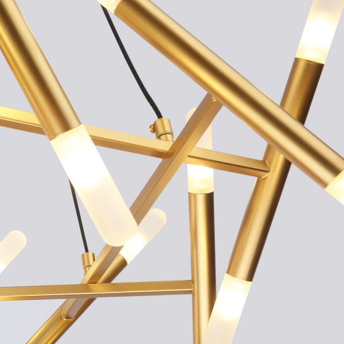 Postmoderne burst kroonluchter hanglamp acryl suspensie hanger licht voor woonkamer