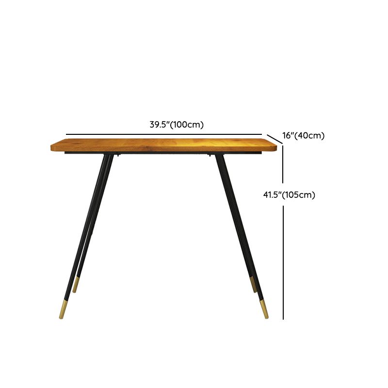 Glam Rectangle Bar Table Set 1/2 Pcs Solid Wood Bar Table Set