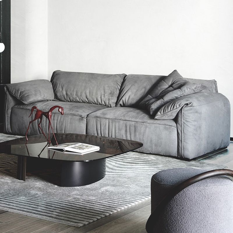 Stain Resistant Stationary 2-seater Pillow Top Arm Cushions Sofa