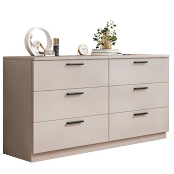 Contemporary 15.7" Wide Storage Chest 6 Drawers Storage Chest Dresser