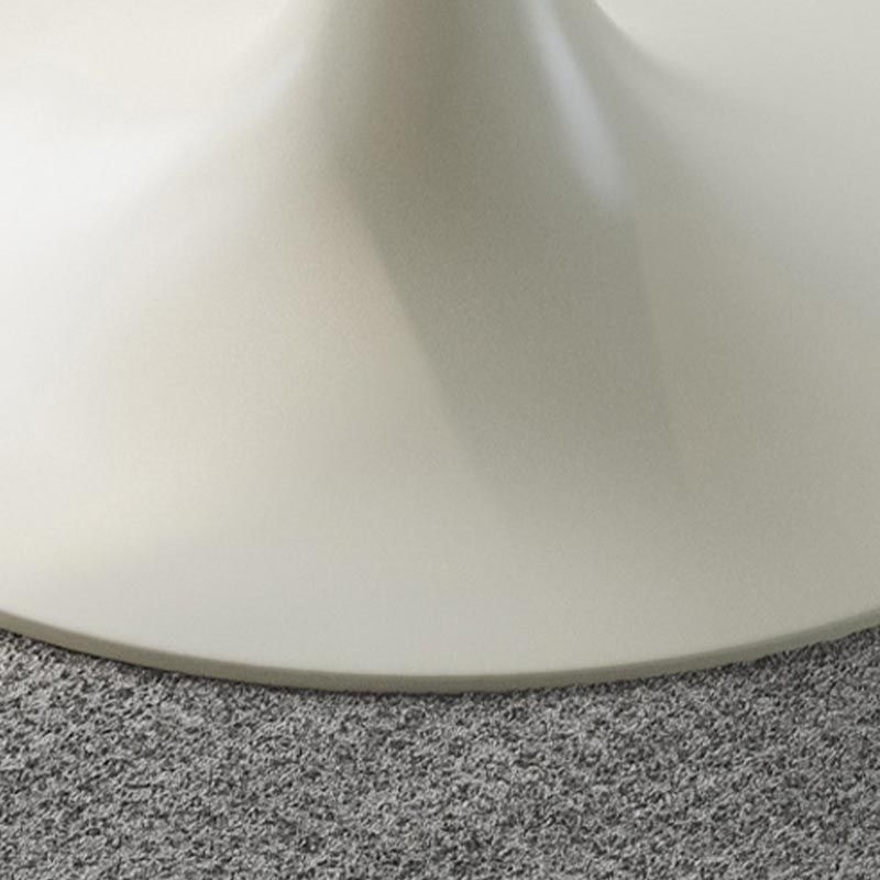 Stone Top Dining Table Modern Round Table with Pedestal Base