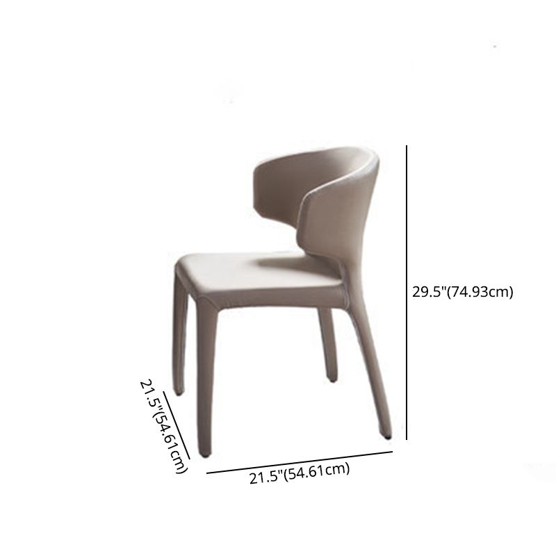 Minimalist Style Sintered Stone Dining Set with White Fixed Table and Grey Double Pedestal Base