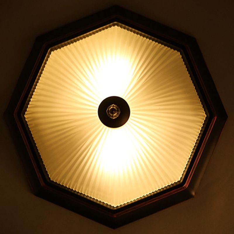 Plafonnier LED traditionnel à 1 lumière pour couloir