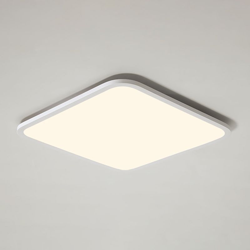 Modern Style Square Shade Ceiling Lamp Metal 1 Headed Ceiling Lighting for Restaurant