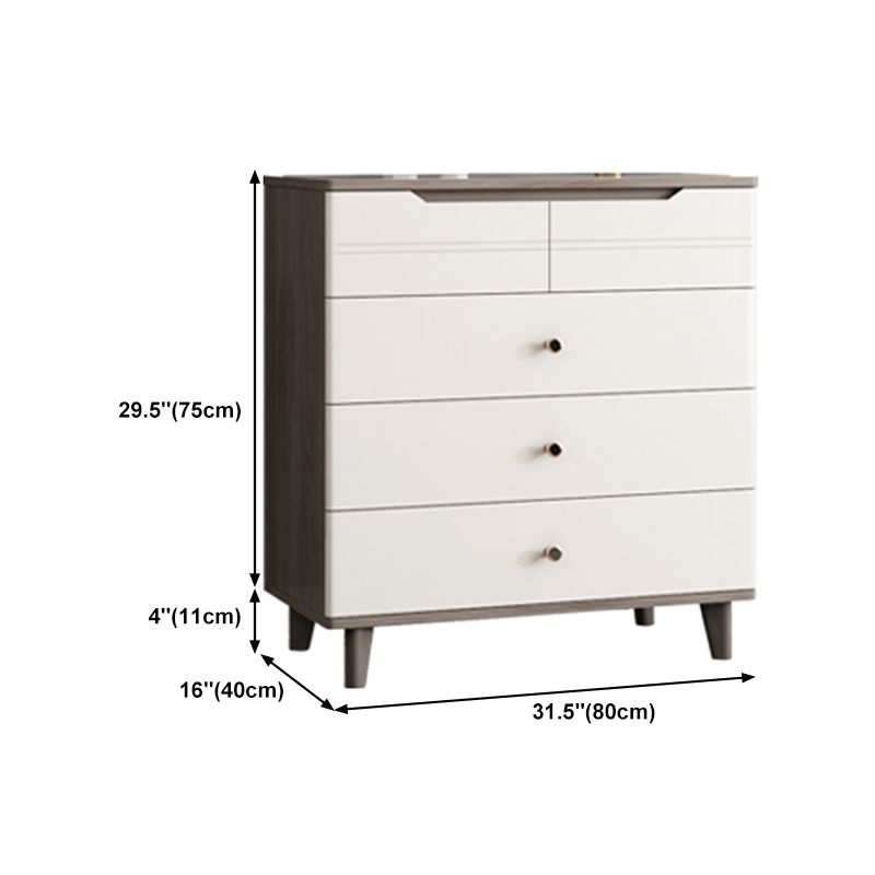 Wood Living Room Sideboard Cabinet Modern Buffet Server Cabinet with Drawer