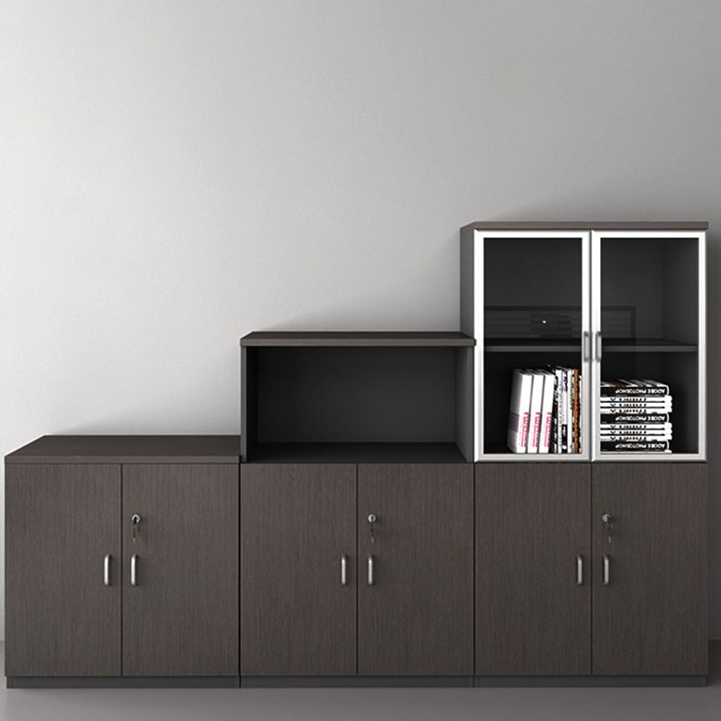 Modern Style Filing Cabinet Wood Vertical Filing Cabinet with Locking Storage