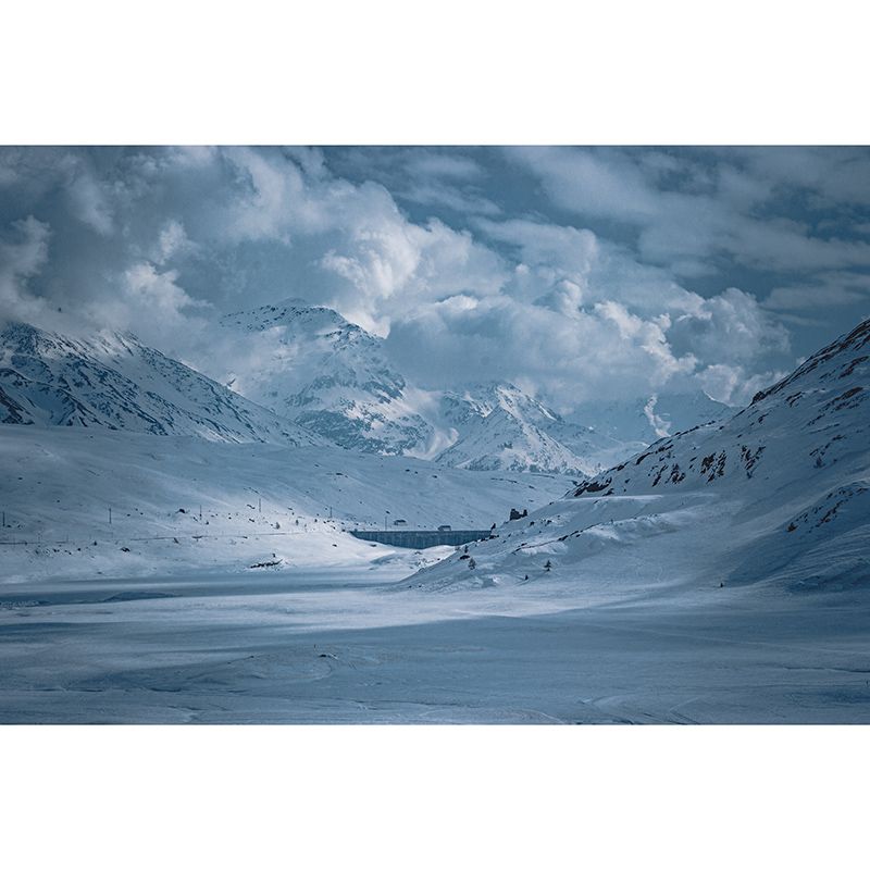 Photography Stain Resistant Mural Wallpaper Majestic Mountains Indoor Wall Mural