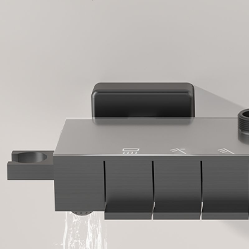 Contemporary Style Shower System Copper Spot Resist Wall Mounted Shower System