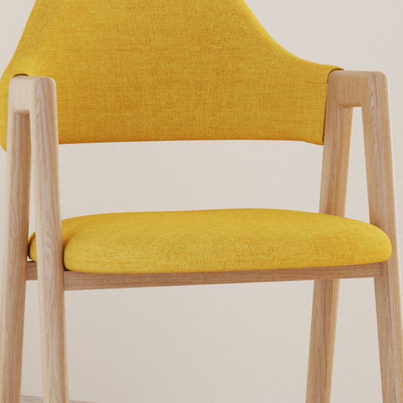 Modern Metal Chair Open Back Kitchen Dining Arm Chair for Dinning Room