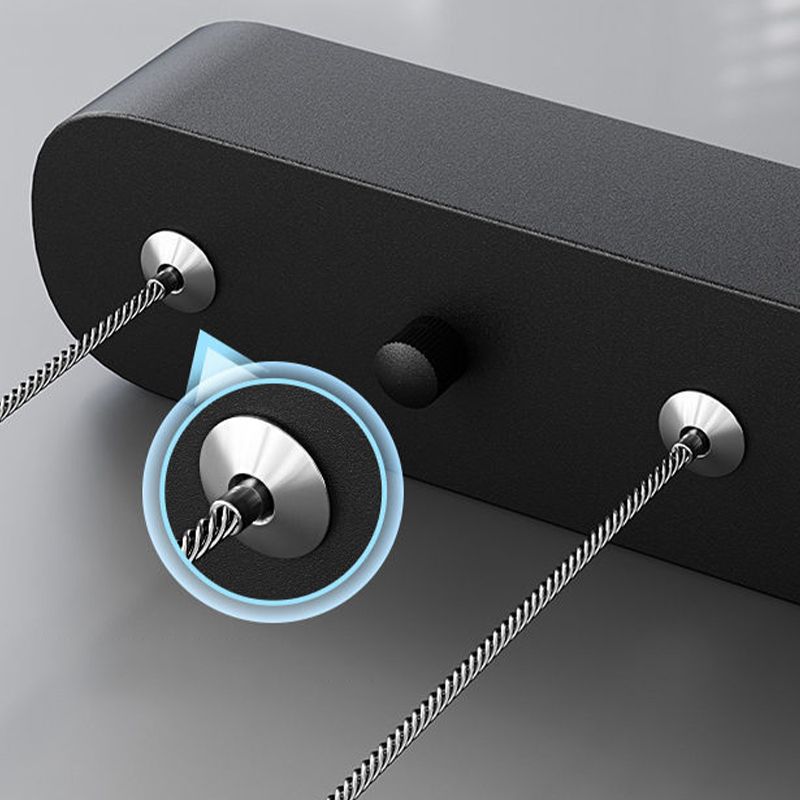 Rectangular Contemporary Chandelier Light Fixtures Restaurant Hanging Chandelier with Acrylic Shade