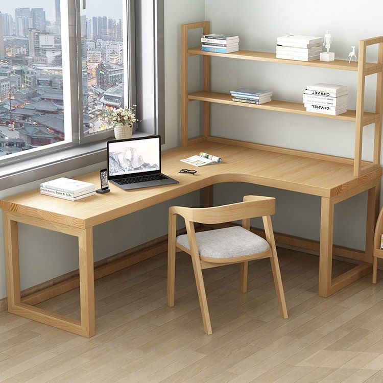 Modern Minimalist Wood Office Desk 29.6" H Writing Desk for Office and Living Room