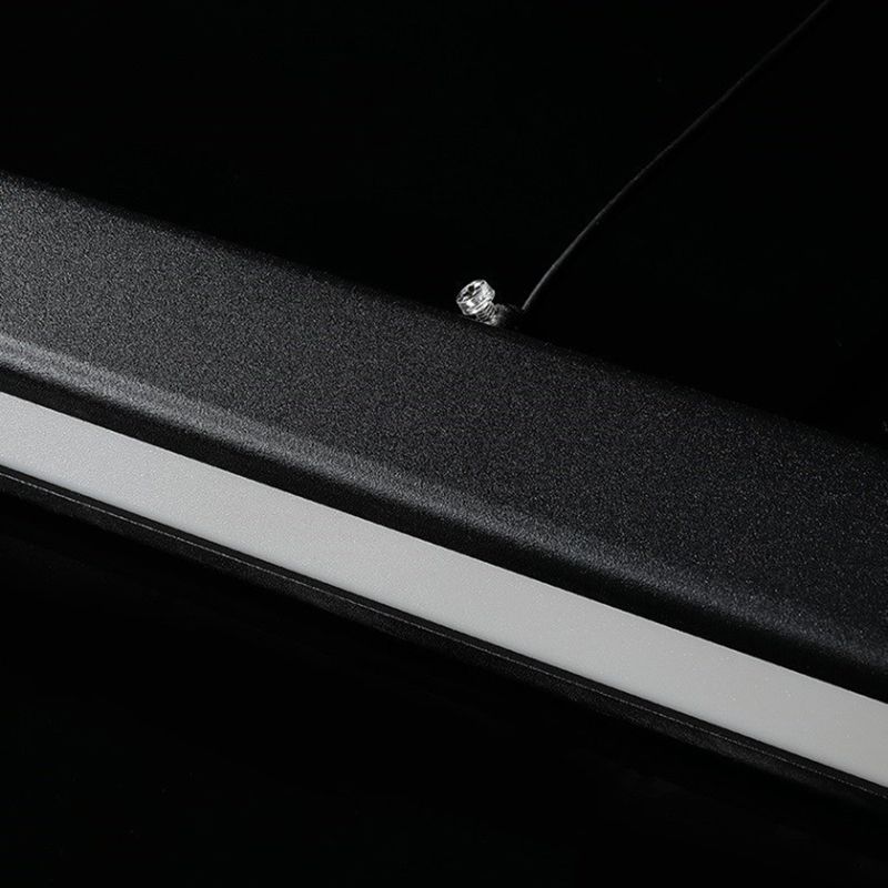 LED Simple Hanging Light Modern Rectangle Pendant Lamp Fixture for Dining Room