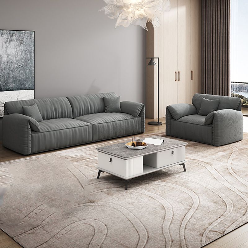 Velvet Sofa 37.40" D x 31.49" H Pillow Top Arm Sofa for Living Room