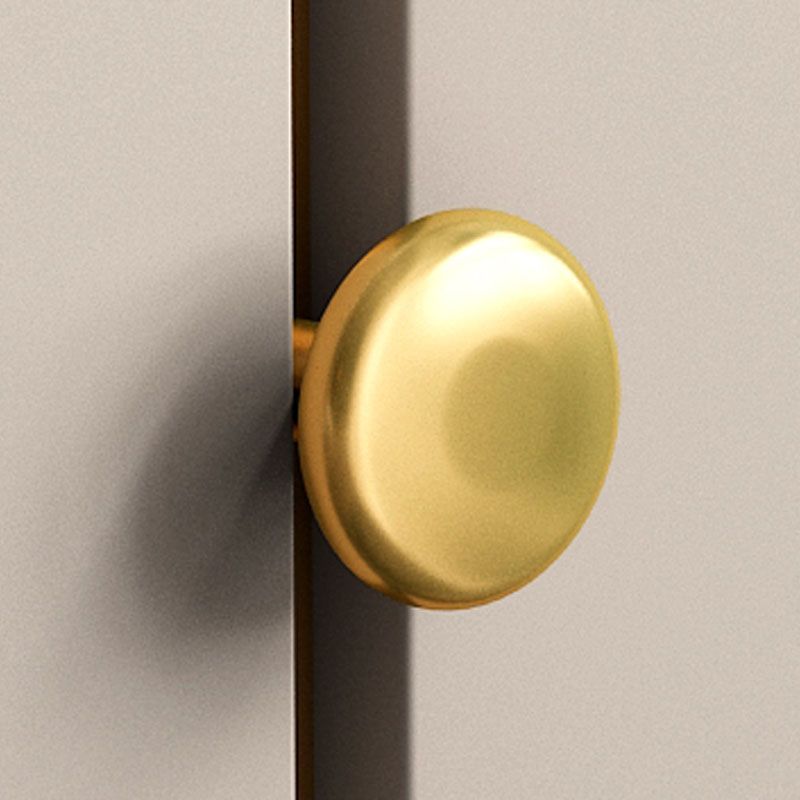 4 Drawers Vanity Set with Stool Glam Stone Top Dressing Table