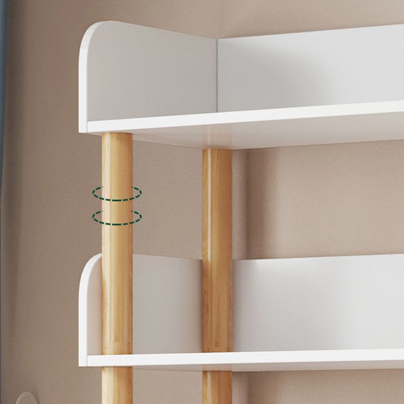 Open Wooden Bookcase Modern Minimalist Home Living Room Bookshelf