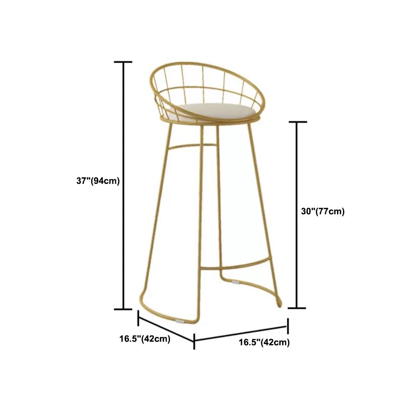 Glam Bar Table Set 1/2/5/9 Pieces Rectangle Bistro Set in White and Gold